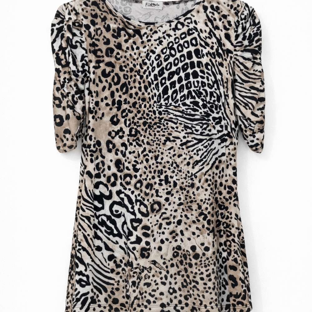 Roberto Cavalli Leopard Print Blouse